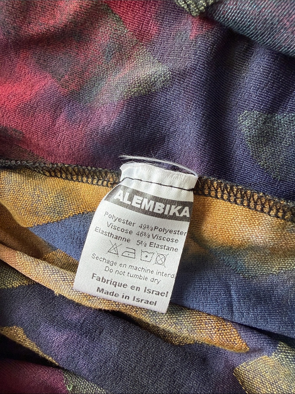 Alembika Sunburst Cocoon Abstract Mid Long Sleeve Dress - Picture 7 of 11
